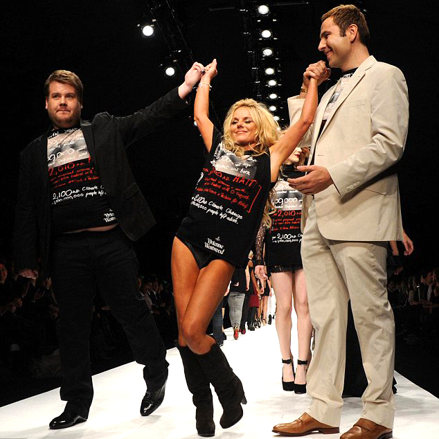 James Corden, Gerri Halliwell &amp; David Walliams